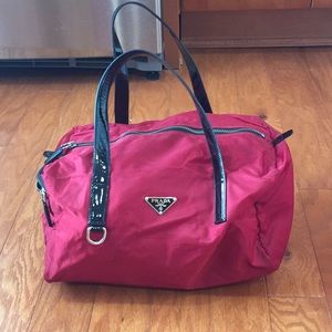 PRADA Tessuto Nylon Satchel AUTHENTIC